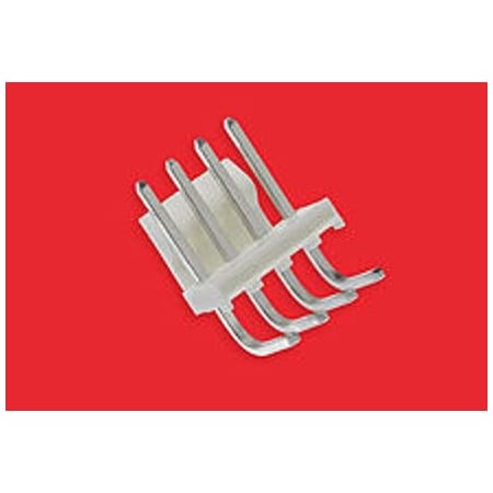 Molex Board Connector, 11 Contact(S), 1 Row(S), Male, Right Angle, 0.156 Inch Pitch, Solder Terminal, 26615110